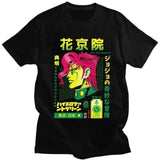 T-shirt Jojo's Bizarre Adventure T Shirt Men O-neck Short-Sleeve Noriaki Kakyoin T-shirt