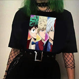 T-shirt My Hero Academia Bakugou Todoroki Deku tshirt