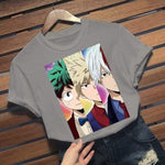 T-shirt My Hero Academia Bakugou Todoroki Deku tshirt