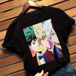 T-shirt My Hero Academia Bakugou Todoroki Deku tshirt