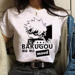 T-shirt My Hero Academia Bakugou tshirt manga vêtement