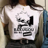 T-shirt My Hero Academia Bakugou tshirt manga vêtement