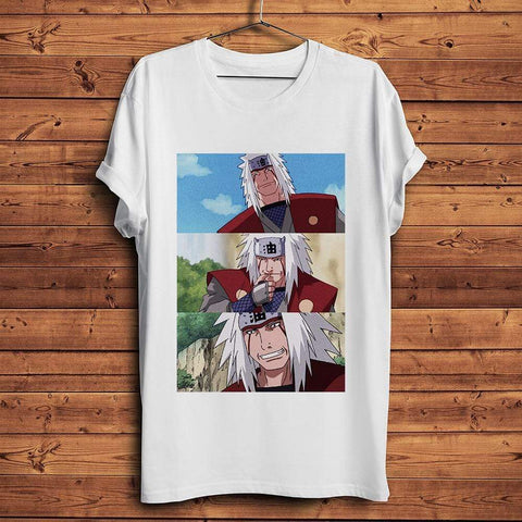 T-shirt Naruto Jiraiya Gama Sennin face funny anime t shirt manga naruto unisex homme femme