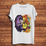 T-shirt Naruto Uzumaki Naruto and Uchiha Sasuke tshirt casual unisex homme femme