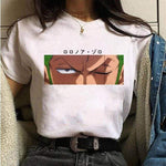 T-shirt One Piece Zoro Roronoa tshirt manga kawaii vêtement