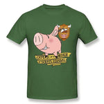 T-shirt Seven Deadly Sins Sir Pig monsieu cochon T-shirt hommes qualité loisirs T-shirt col rond
