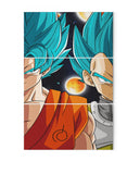Tableau Dragon Ball Super</br> Goku & Vegeta Blue