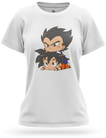 T-Shirt DBZ Femme</br> Vegeta & Goku