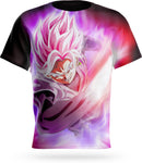 T-Shirt Dragon Ball Super<br/> Goku Black Rosé Combat