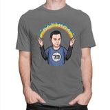 The Big Bang Theory Tshirt Bazinga 73 t-shirt manches courtes 100% coton décontracté mode cosplay