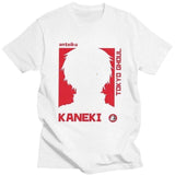 Tokyo Ghoul Kaneki t-shirt manches courtes 100% coton décontracté mode cosplay