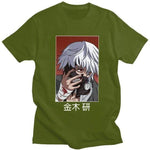 Tokyo Ghoul Ken Kaneki t-shirt manches courtes 100% coton décontracté mode cosplay
