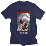 Tokyo Ghoul Ken Kaneki t-shirt manches courtes 100% coton décontracté mode cosplay
