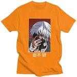 Tokyo Ghoul Ken Kaneki t-shirt manches courtes 100% coton décontracté mode cosplay