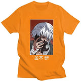 Tokyo Ghoul Ken Kaneki t-shirt manches courtes 100% coton décontracté mode cosplay