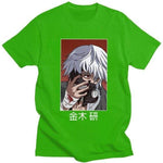 Tokyo Ghoul Ken Kaneki t-shirt manches courtes 100% coton décontracté mode cosplay