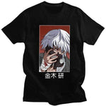 Tokyo Ghoul Ken Kaneki t-shirt manches courtes 100% coton décontracté mode cosplay