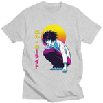Vaporwave Death Note t-shirt manches courtes 100% coton décontracté mode cosplay