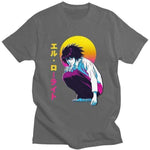 Vaporwave Death Note t-shirt manches courtes 100% coton décontracté mode cosplay