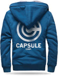 Veste Polaire DBZ<br/> Capsule Corp (Bleu Azur)