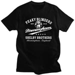 Vintage Peaky Blinders t-shirt manches courtes 100% coton décontracté mode cosplay