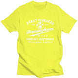Vintage Peaky Blinders t-shirt manches courtes 100% coton décontracté mode cosplay