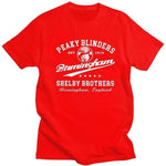Vintage Peaky Blinders t-shirt manches courtes 100% coton décontracté mode cosplay