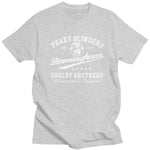 Vintage Peaky Blinders t-shirt manches courtes 100% coton décontracté mode cosplay