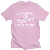 Vintage Peaky Blinders t-shirt manches courtes 100% coton décontracté mode cosplay