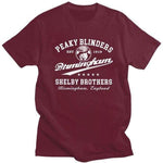 Vintage Peaky Blinders t-shirt manches courtes 100% coton décontracté mode cosplay