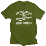 Vintage Peaky Blinders t-shirt manches courtes 100% coton décontracté mode cosplay
