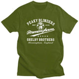 Vintage Peaky Blinders t-shirt manches courtes 100% coton décontracté mode cosplay