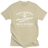 Vintage Peaky Blinders t-shirt manches courtes 100% coton décontracté mode cosplay