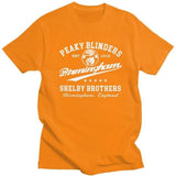 Vintage Peaky Blinders t-shirt manches courtes 100% coton décontracté mode cosplay