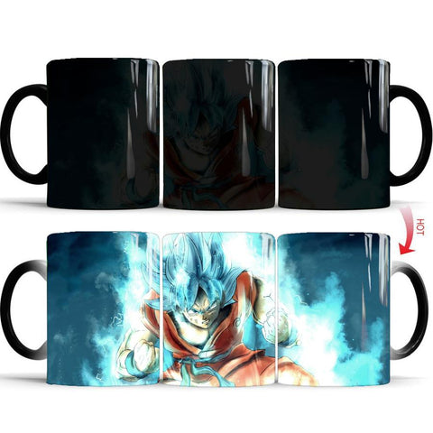 Mug Thermosensible DBS <br/> Goku Super Saiyan Blue
