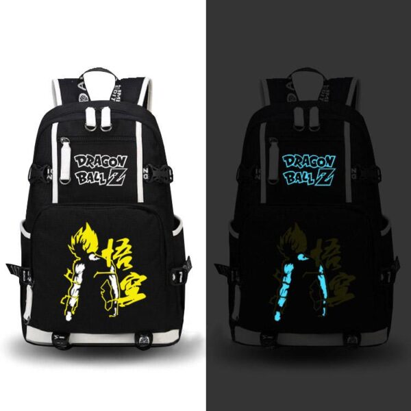 Sac à Dos Dragon Ball Z <br /> Super Saiyan Fluorescent