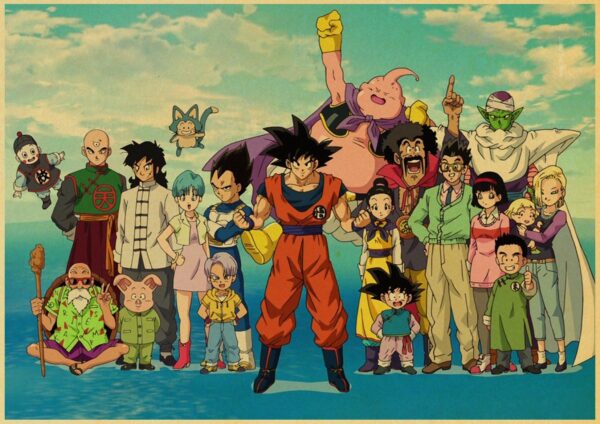 2_f9de70c0-9d76-45af-ab75-68a5d883b8ad Poster Dragon Ball Z </br> Saga Buu