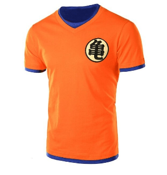8_65f69600-aee2-4a4e-9a00-724f3103e1da T-Shirt Dragon Ball Z <br> Orange Goku