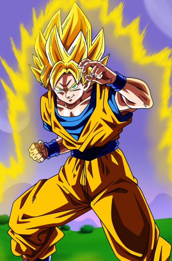 Lampe Dragon Ball Z<br>Goku Guerrier Saiyan