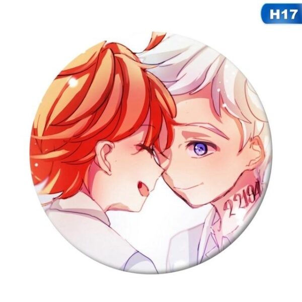 badge goodies The Promised Neverland Emma Cosplay Badges Norman Brooch Pins Icon Ray