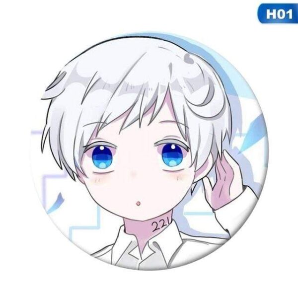 badge goodies The Promised Neverland Emma Cosplay Badges Norman Brooch Pins Icon Ray