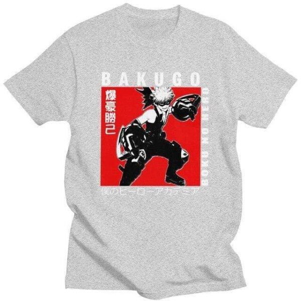 Bakugo Katsuki T-shirt Boku No Hero Academia t-shirt manches courtes 100% coton décontracté mode cosplay