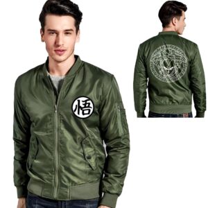 Veste Bomber DBZ style Versace Vegeta Dragon Ball Z