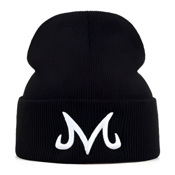 Bonnet Dragon Ball Z Majin Vegeta Noir emblème M