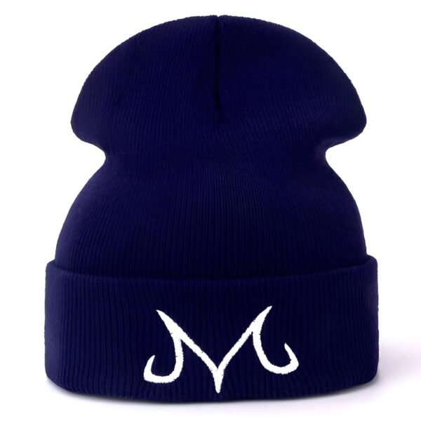 Bonnet Dragon Ball Z Majin Vegeta Bleu brodé