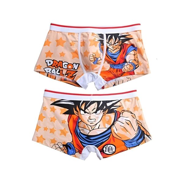 Caleçon Dragon Ball Z Sangoku tenue combat orange