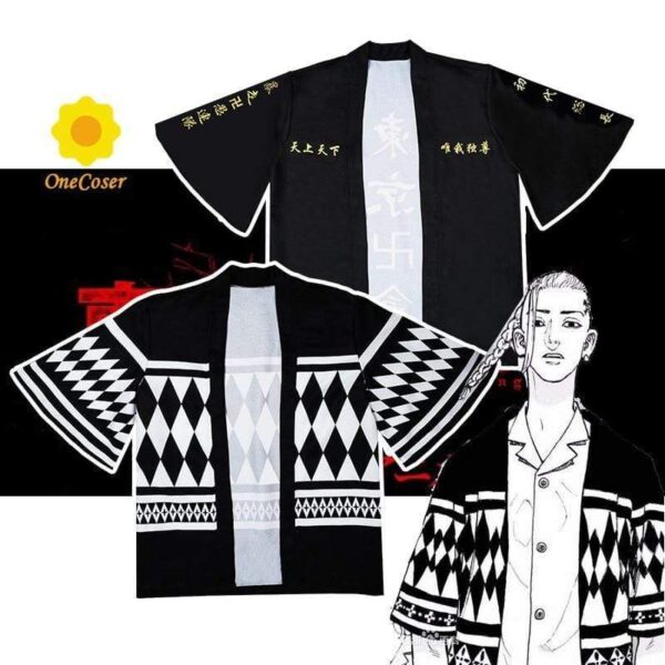 Cape Tokyo Revengers kimono Cosplay  Hanagaki Takemichi Ken Ryuguji Haori hoodies cosplay