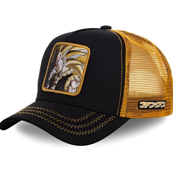 Casquette Dragon Ball Z Gotenks patch brodé noir