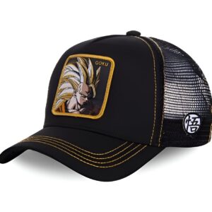 Casquette Goku Super Saiyan 3 Dragon Ball Z noire