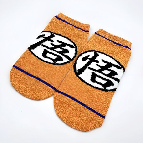 Chaussettes Dragon Ball Orange Symbole Kanji Go DBZ